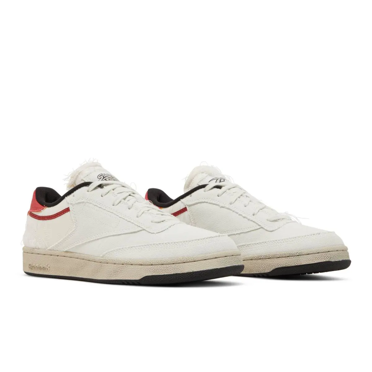 Reebok shoes - Reebok Street Fighter x Club C 85 - GZ9543 - Morning Fog/Moonstone/Mars Red 7
