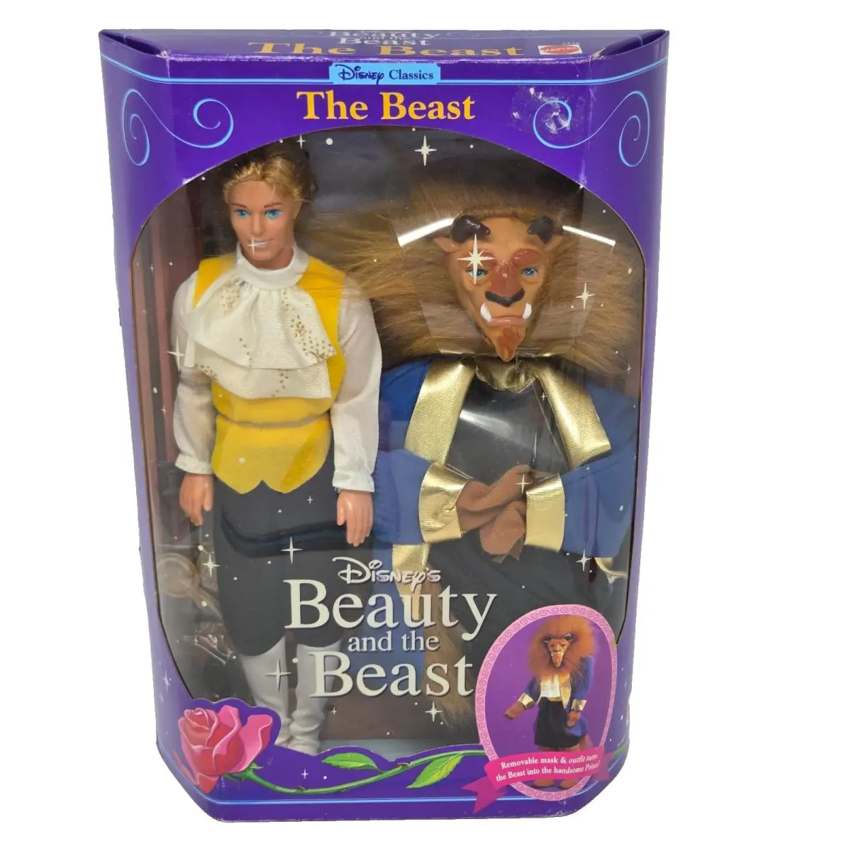 Vintage 1991 Disney Beauty and The Beast Doll Mattel 2436