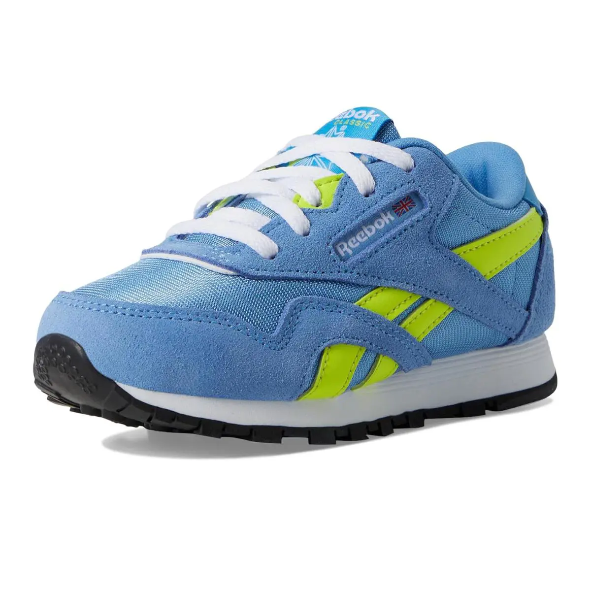 Reebok shoes - Essential Blue/Solar Acid Yellow/Blue 5