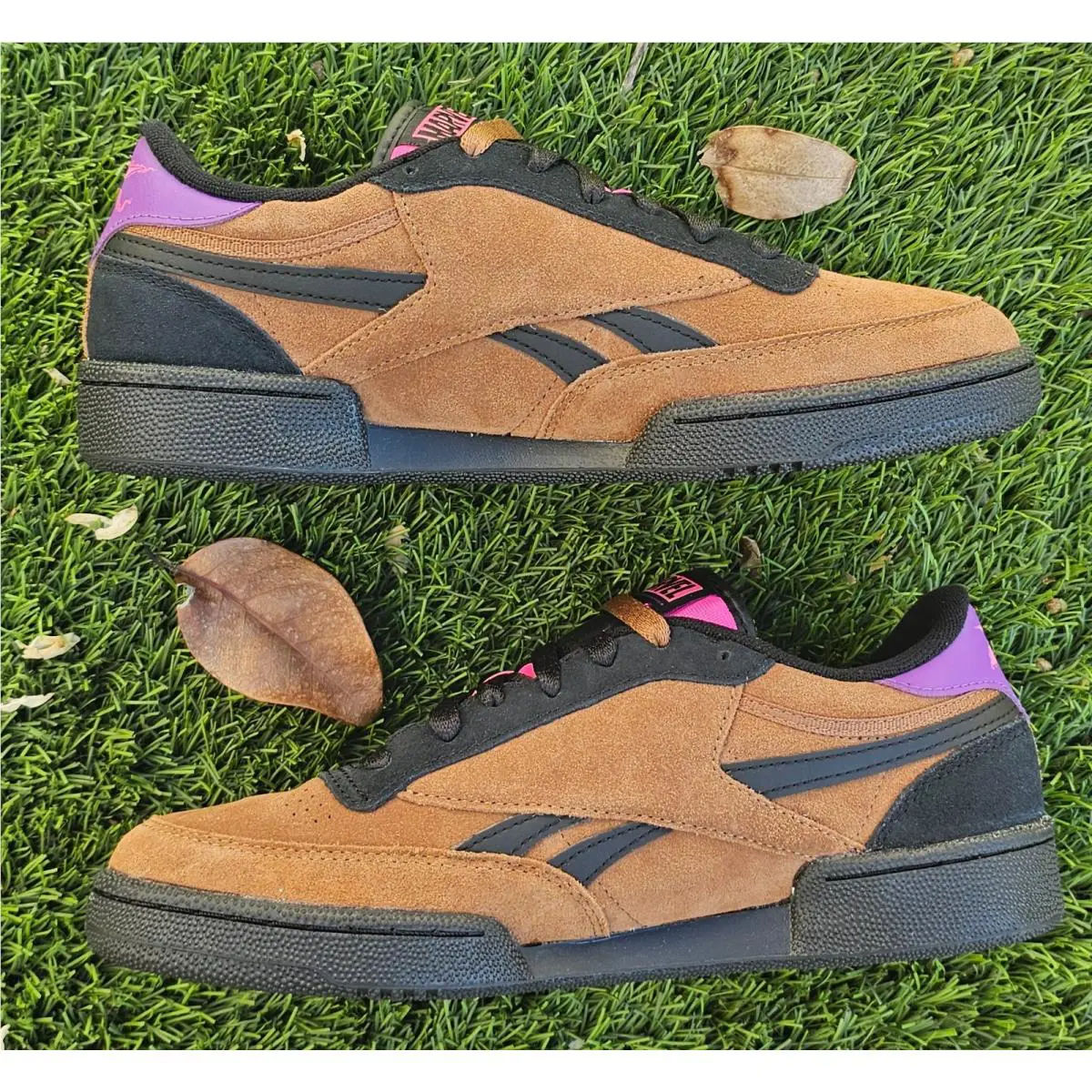 Reebok shoes - Reebok Classic Leather - Classic Leather - Black/Yellow/Blue 0