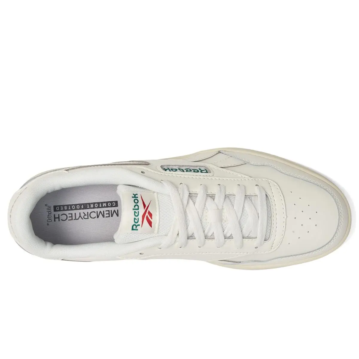 Reebok shoes - Chalk/Dark Green/Flash Red 6