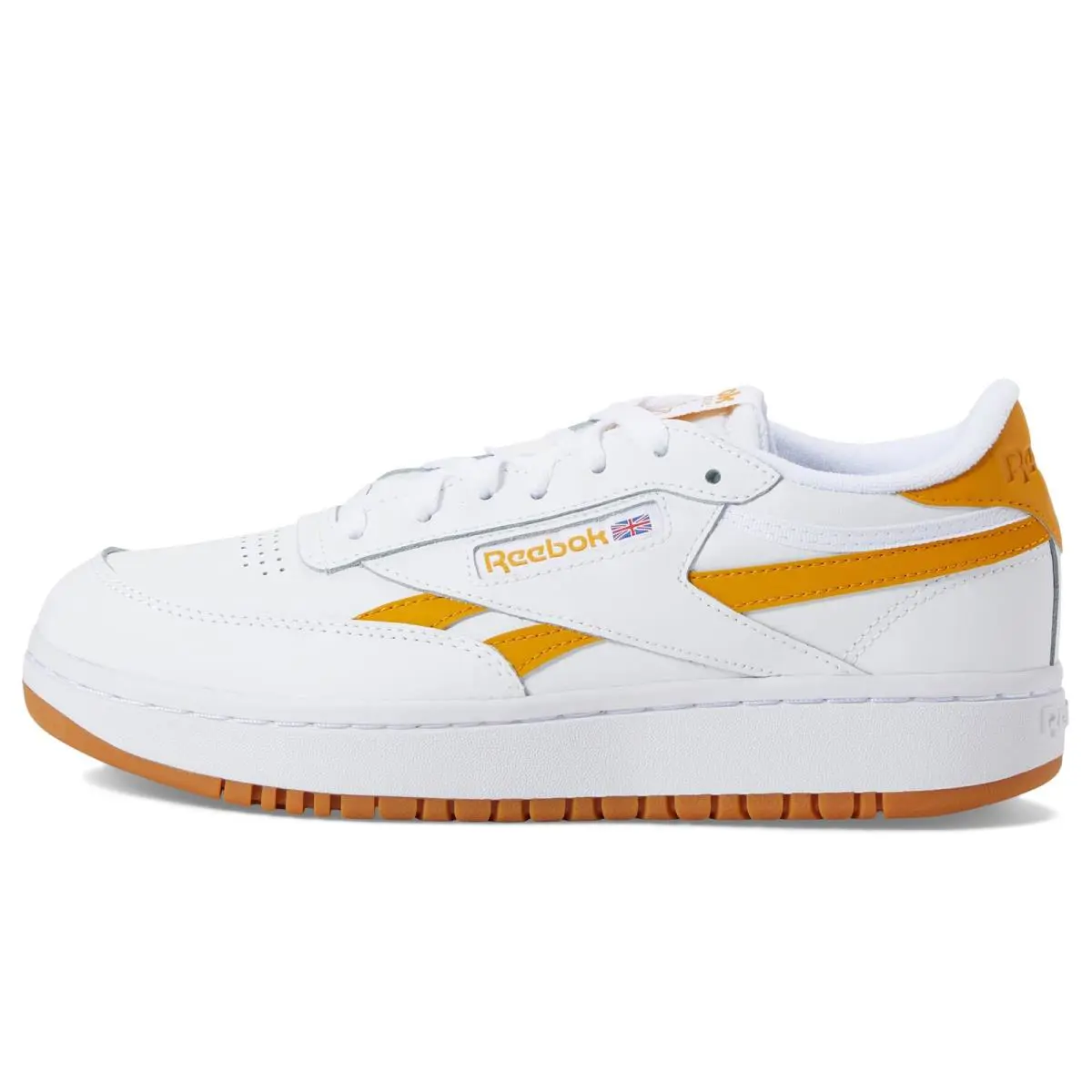 Reebok Women Club C Double Sneaker White/bright Ochre/gum GY9740