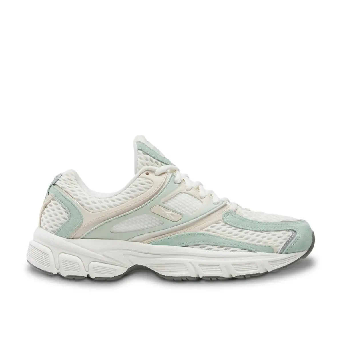 Woman`s Athleisure Reebok Premier Trinity Sneaker - White/Green