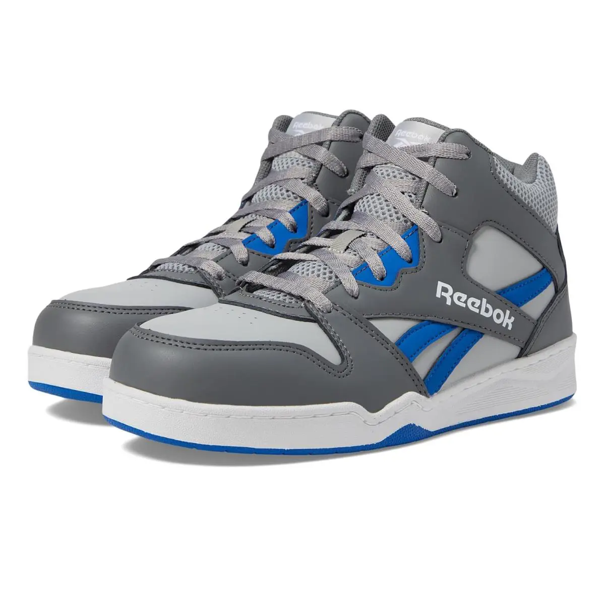 Man`s Sneakers Athletic Shoes Reebok Work BB4500 Work SD - Grey/Cobalt Blue