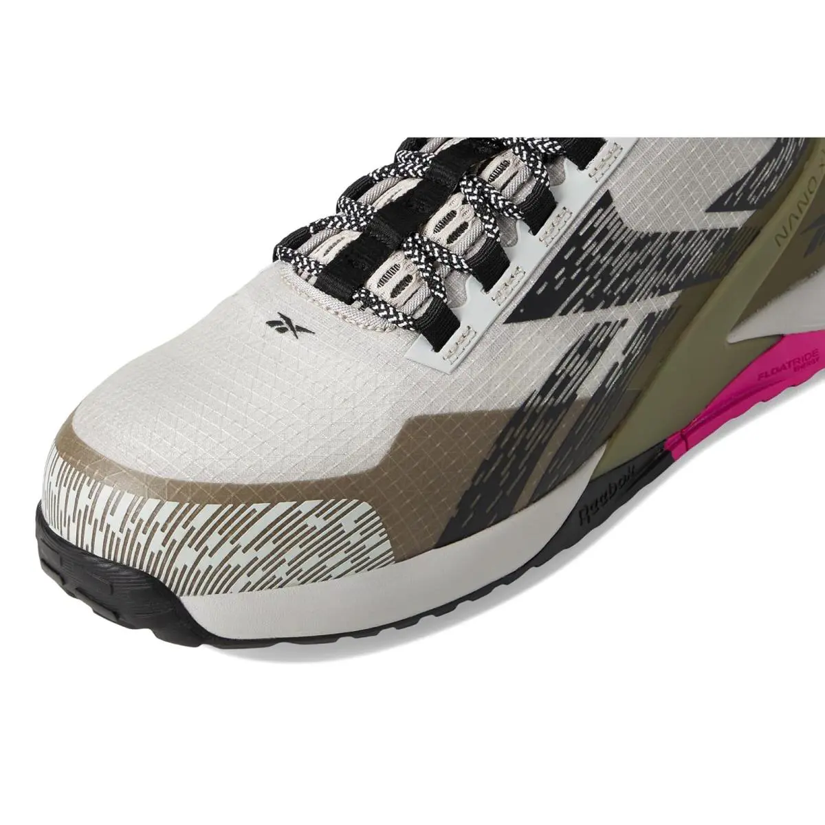 Reebok shoes - Silver/Army Green/Pink 11