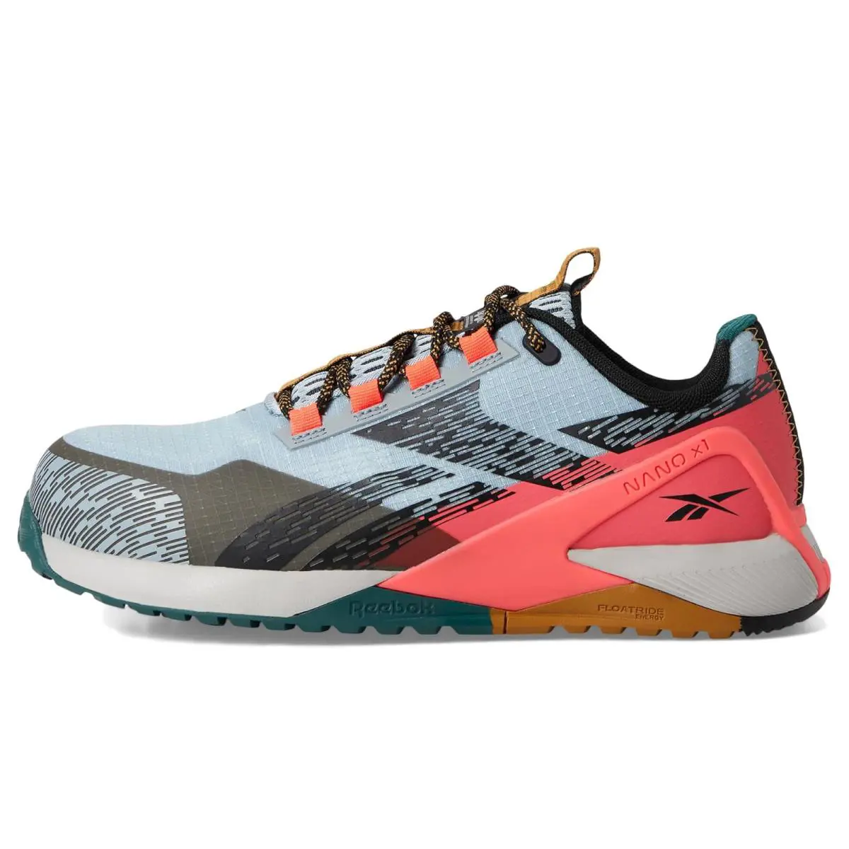 Reebok shoes - Silver/Army Green/Pink 16