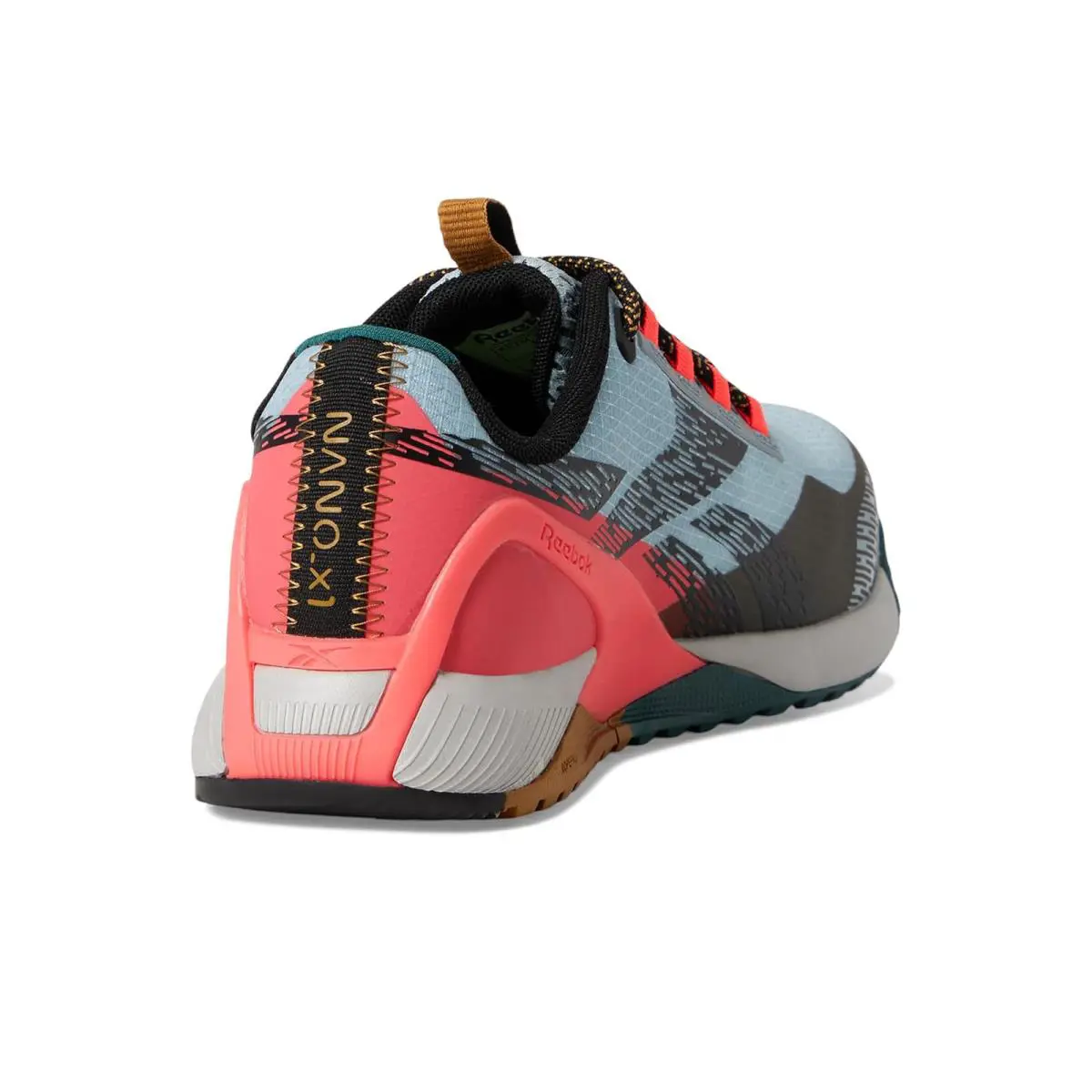 Reebok shoes - Silver/Army Green/Pink 17