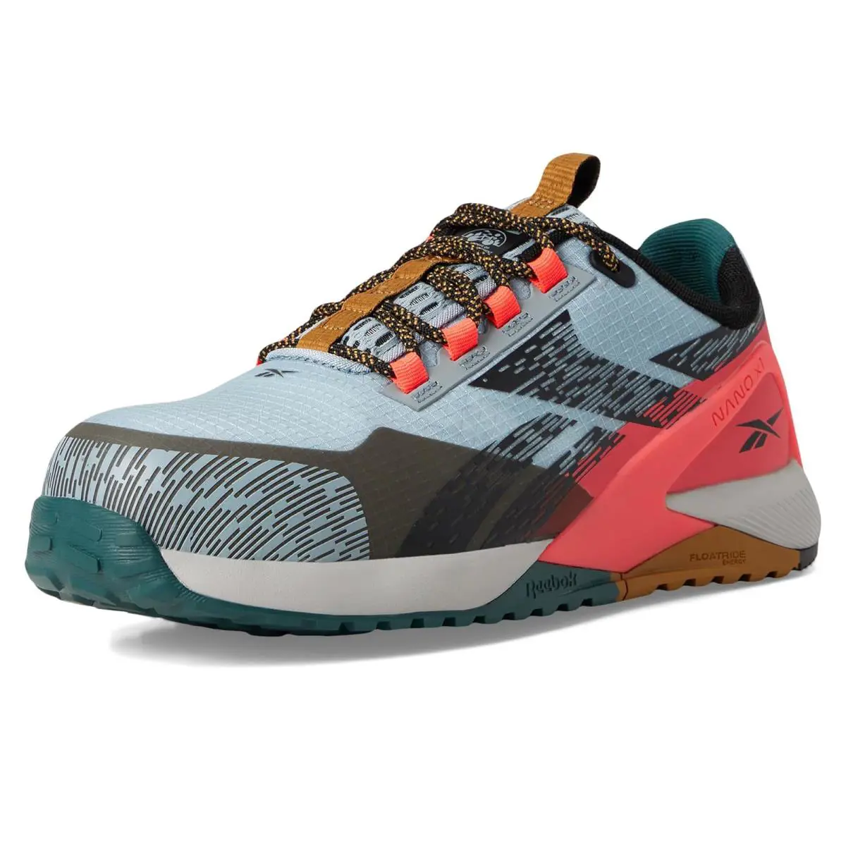 Reebok shoes - Silver/Army Green/Pink 19
