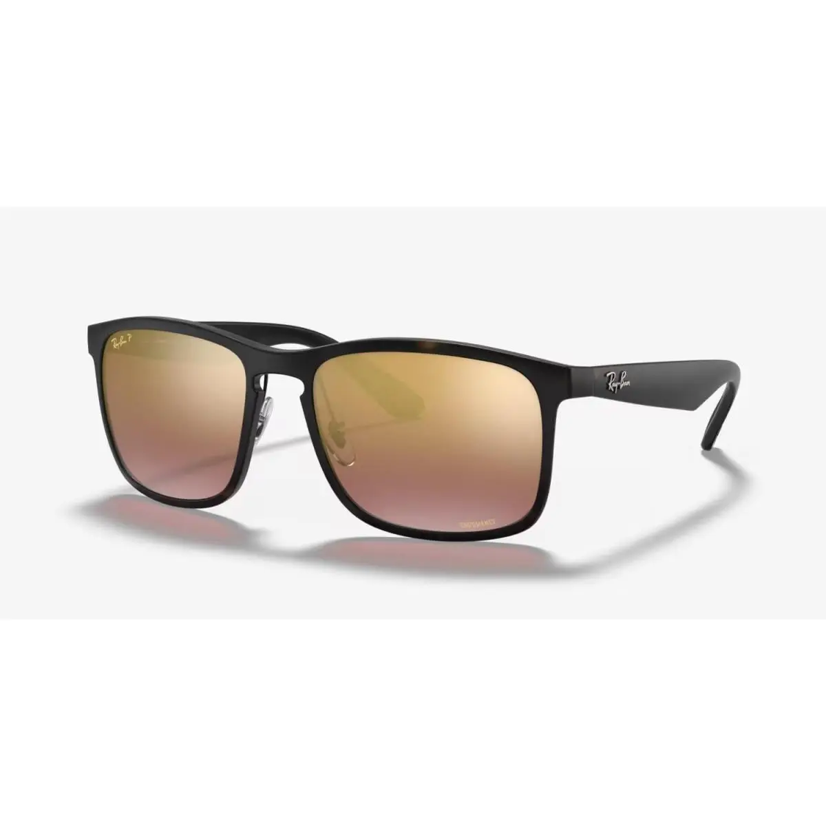 Ray-ban Chromance 58mm Unisex Sunglasses Matte Havana Purple Lens - RB4264 by Ray-Ban