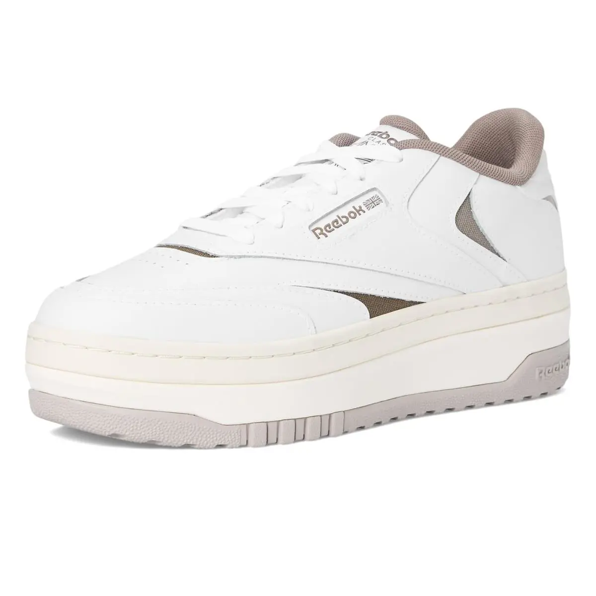 Reebok shoes - White/Hazy Grey/Gritty Grey 5