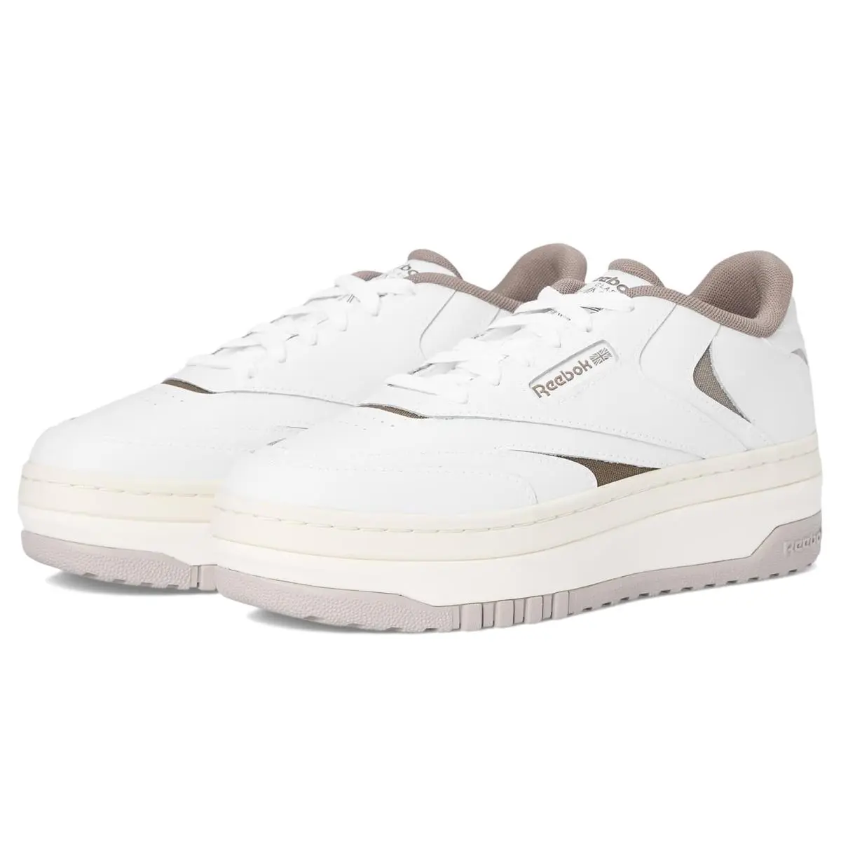 Reebok shoes - White/Hazy Grey/Gritty Grey 6