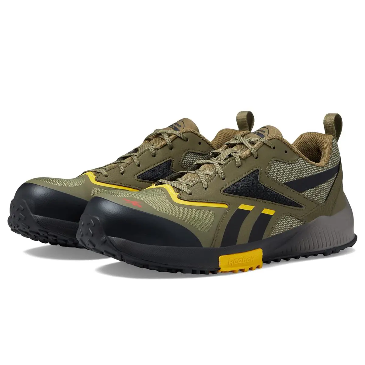 Reebok shoes - Army Green/Black/Yellow 5