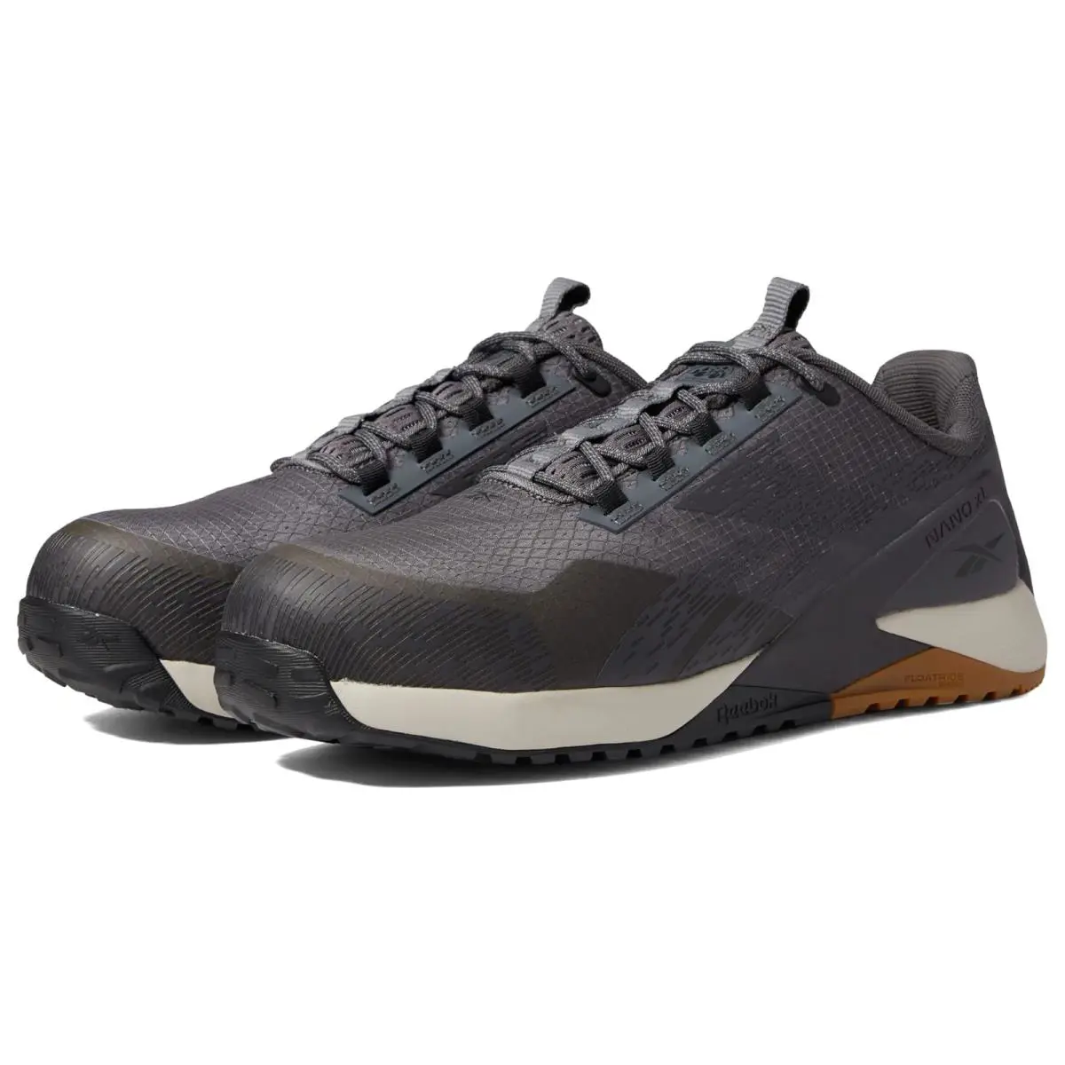 Man`s Shoes Reebok Work Nano X1 Adventure Work SD Comp Toe - Grey/Black
