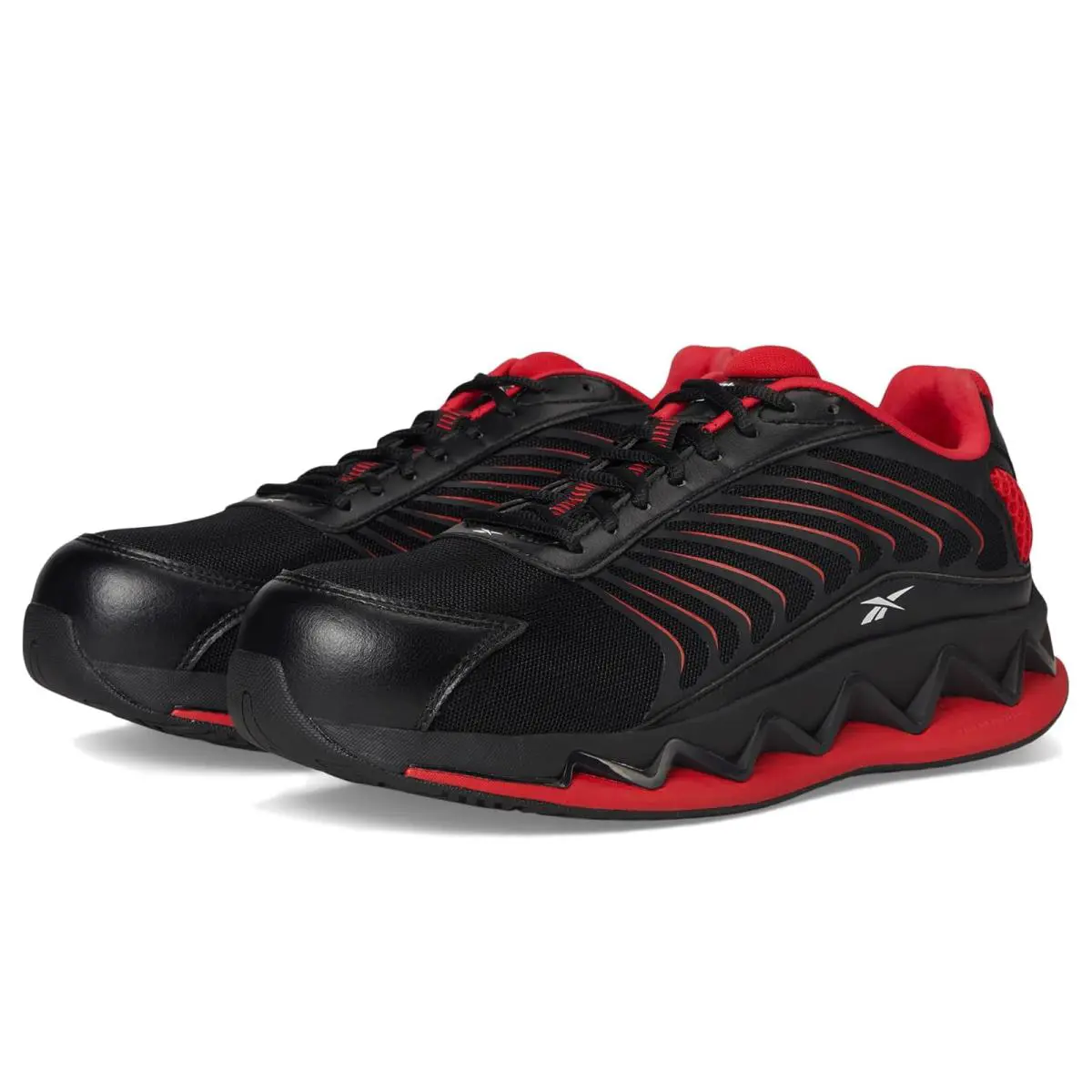 Man`s Shoes Reebok Work Zig Elusion Heritage Work EH Comp Toe - Black/Red