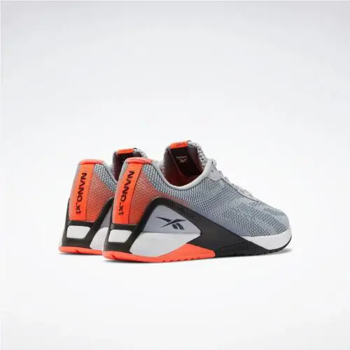 Reebok shoes - Nano X1 GRIT - Nano GRIT - LGE23 - Cold Grey/Black/Orange Flare 1
