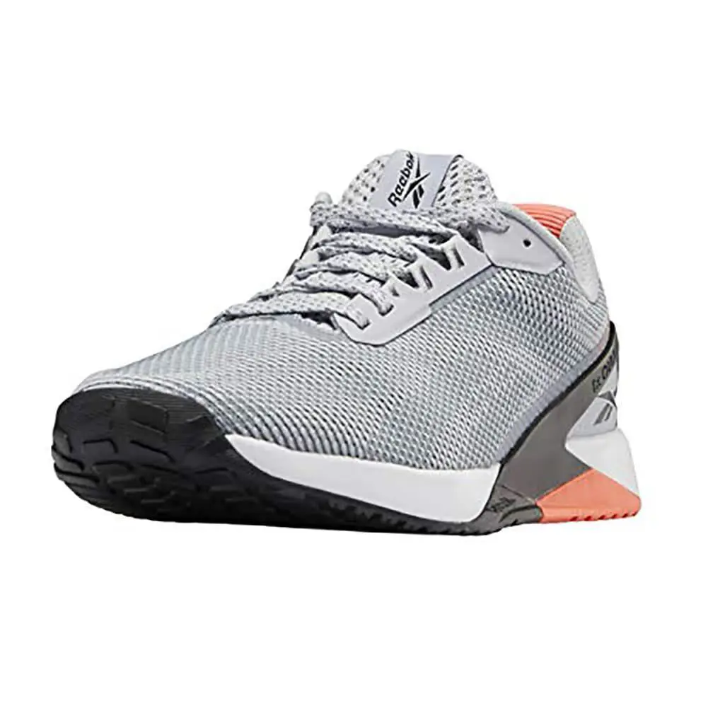 Reebok shoes - Nano X1 GRIT - Nano GRIT - LGE23 - Cold Grey/Black/Orange Flare 3