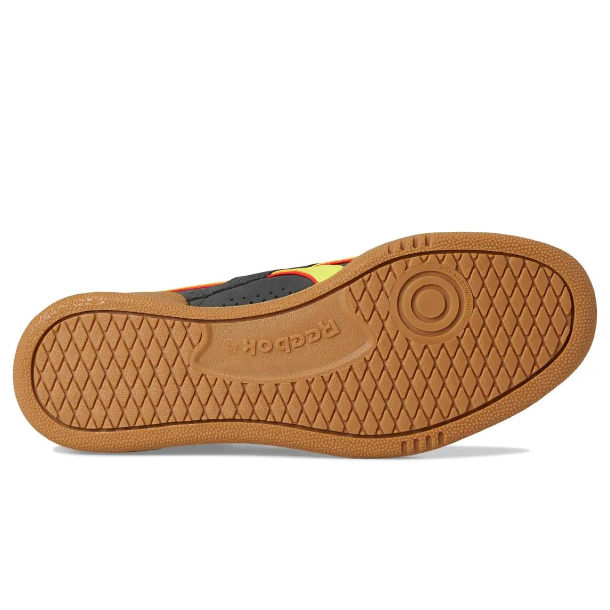 Reebok shoes - Black/Electric Yellow/Gum 8