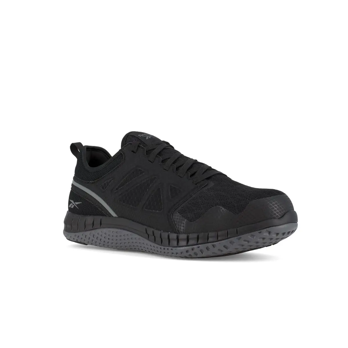 Man`s Sneakers Athletic Shoes Reebok Work Zprint Work - Black/Dark Grey