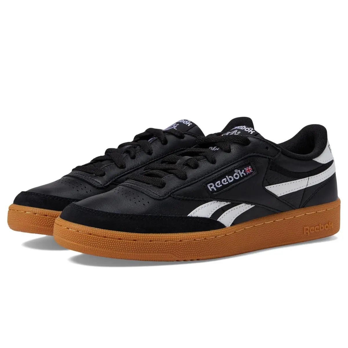 Man`s Sneakers Athletic Shoes Reebok Lifestyle Club C Revenge Vintage - Black/White/Gum