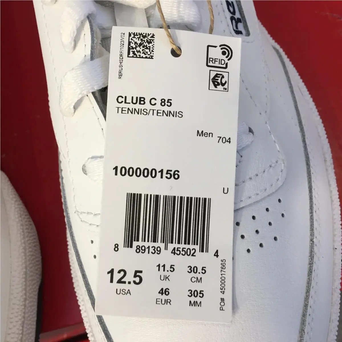Reebok shoes - Reebok Club C 85 - Club - AR0457 - White Navy (UPC: 889139455024) 1