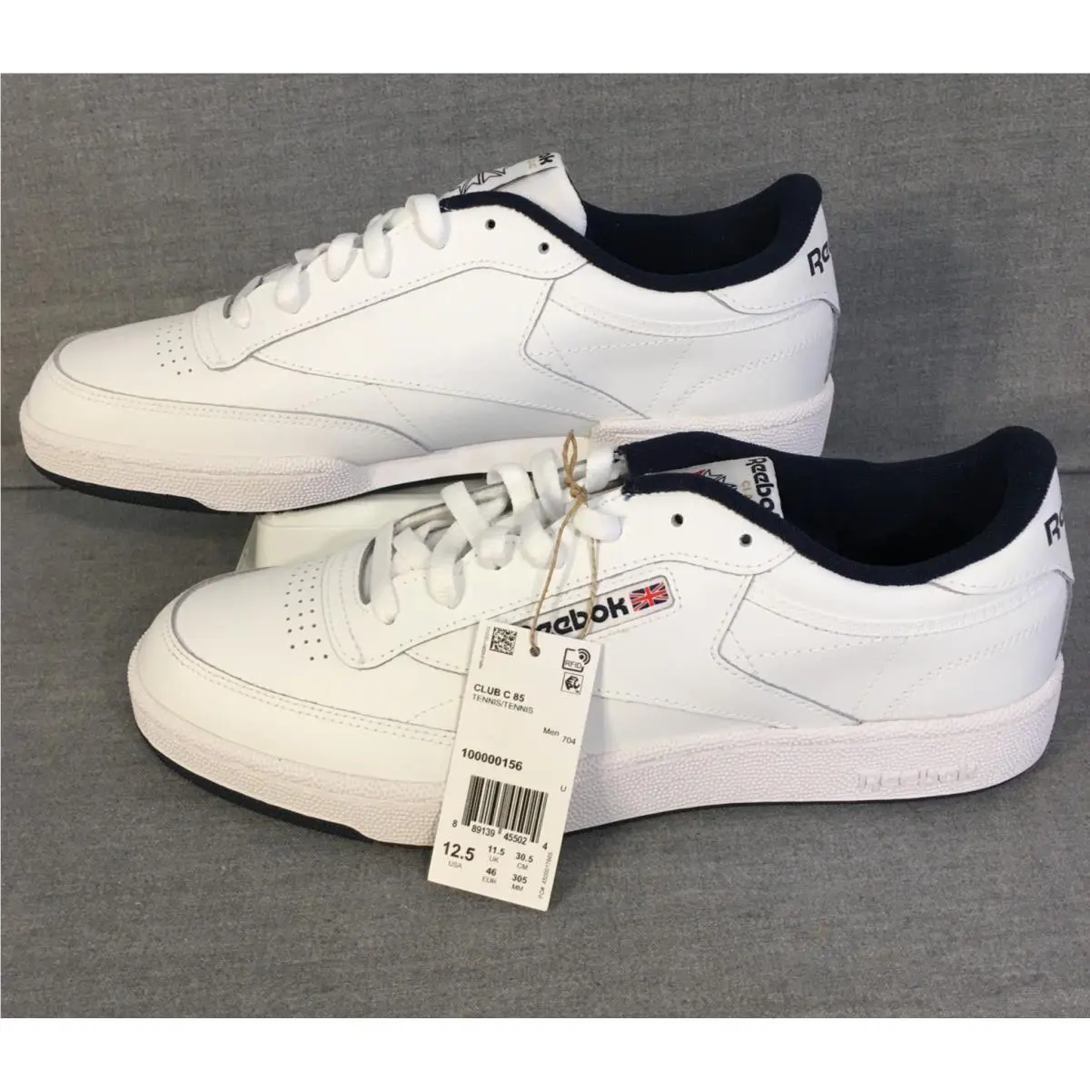 Reebok shoes - Reebok Club C 85 - Club - AR0457 - White Navy (UPC: 889139455024) 3