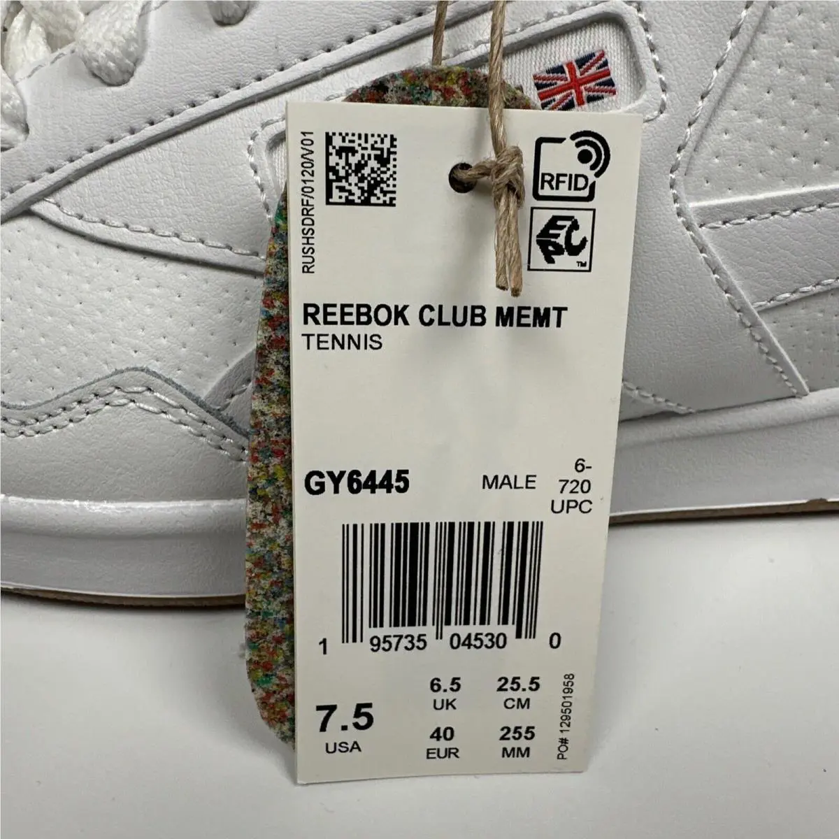 Reebok shoes - Reebok Club MEMT - Club MEMT - GY6445 - White (UPC: 195735045300) 5