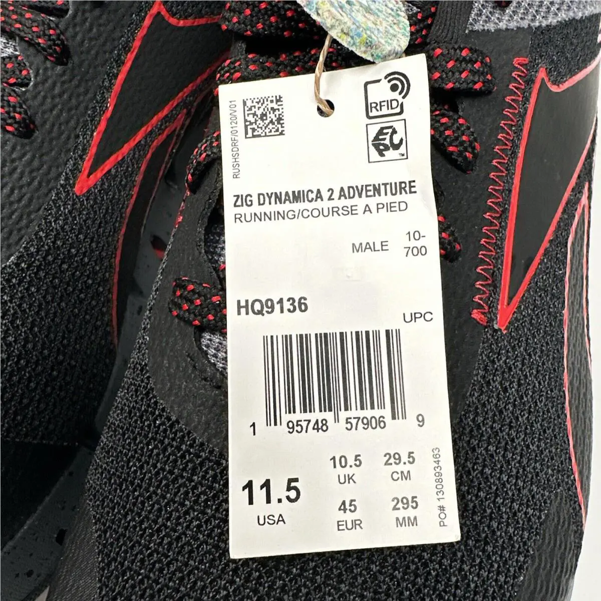 Reebok shoes - Reebok Zig - Zig - HQ9136 - Black (UPC: 195748579069) 5