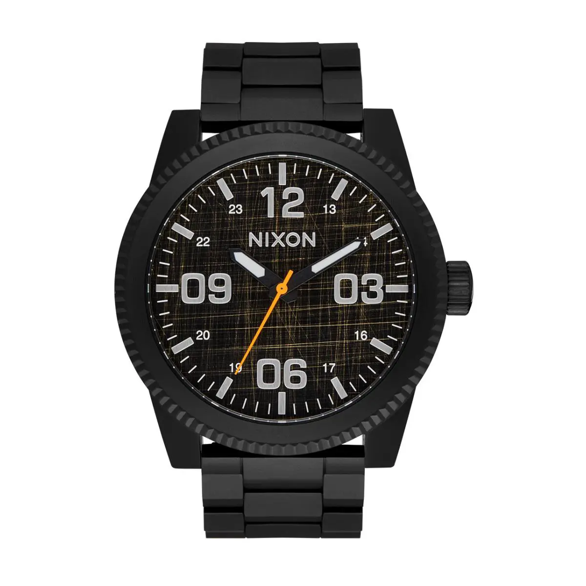 Corporal Super Black Matte 48mm Men`s Watch A346-5305 by Nixon