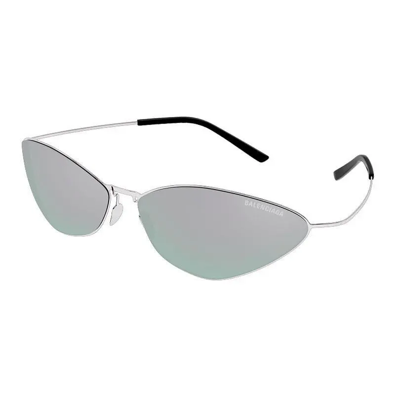 Balenciaga BB0350S 004 Silver/silver Mirror 68-16-130 Sunglasses