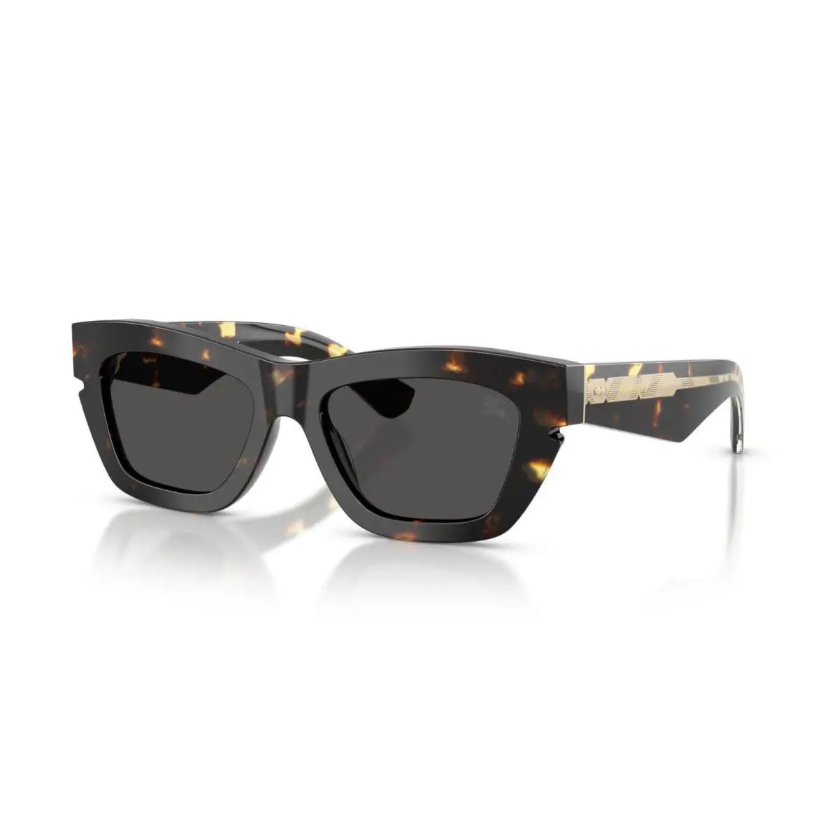 Burberry BE 4454 Yellow Havana/dark Grey 410687 Sunglasses