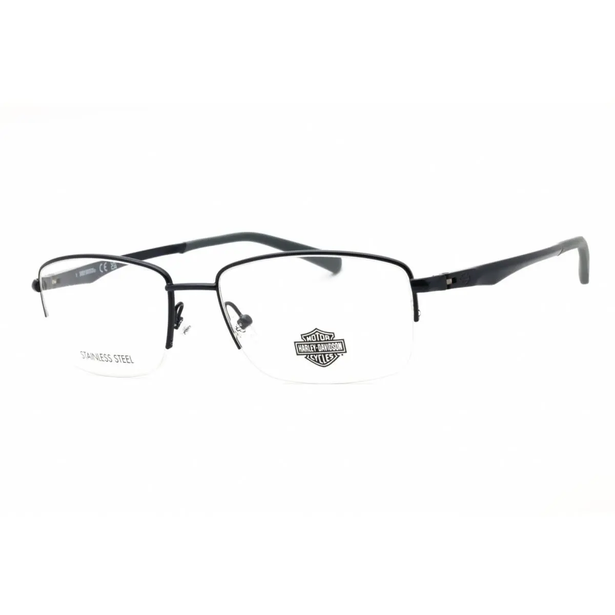 Harley Davidson HD50063 091 Men`s Eyeglasses Half-rim 55-18-145 Matte Blue