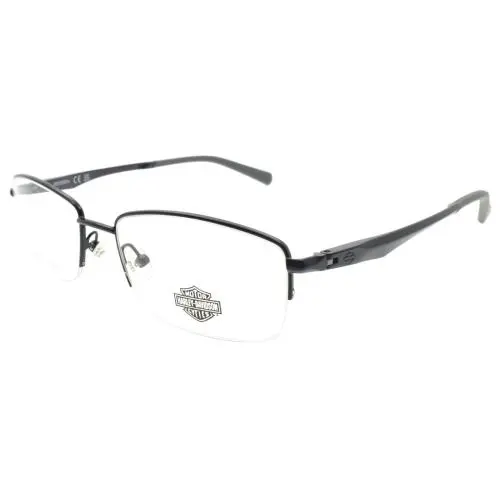Harley Davidson HD50063 091 Men`s Eyeglasses Half-rim 55-18-145 Matte Blue