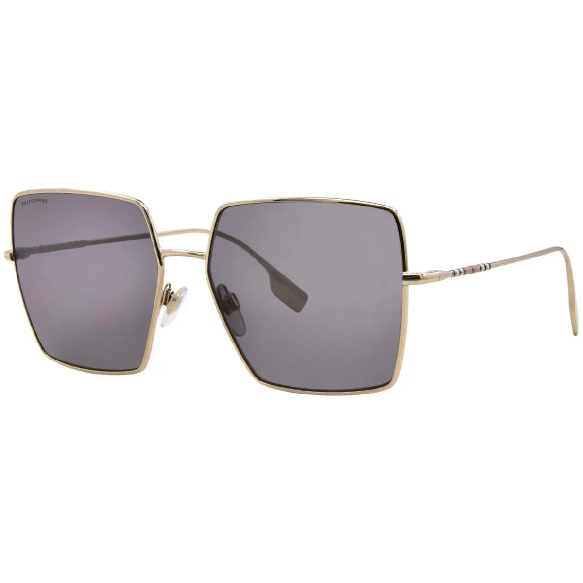 Daphne BE3133 110987 Sunglasses Women`s Light Gold/dark Grey Lens 58mm by Burberry