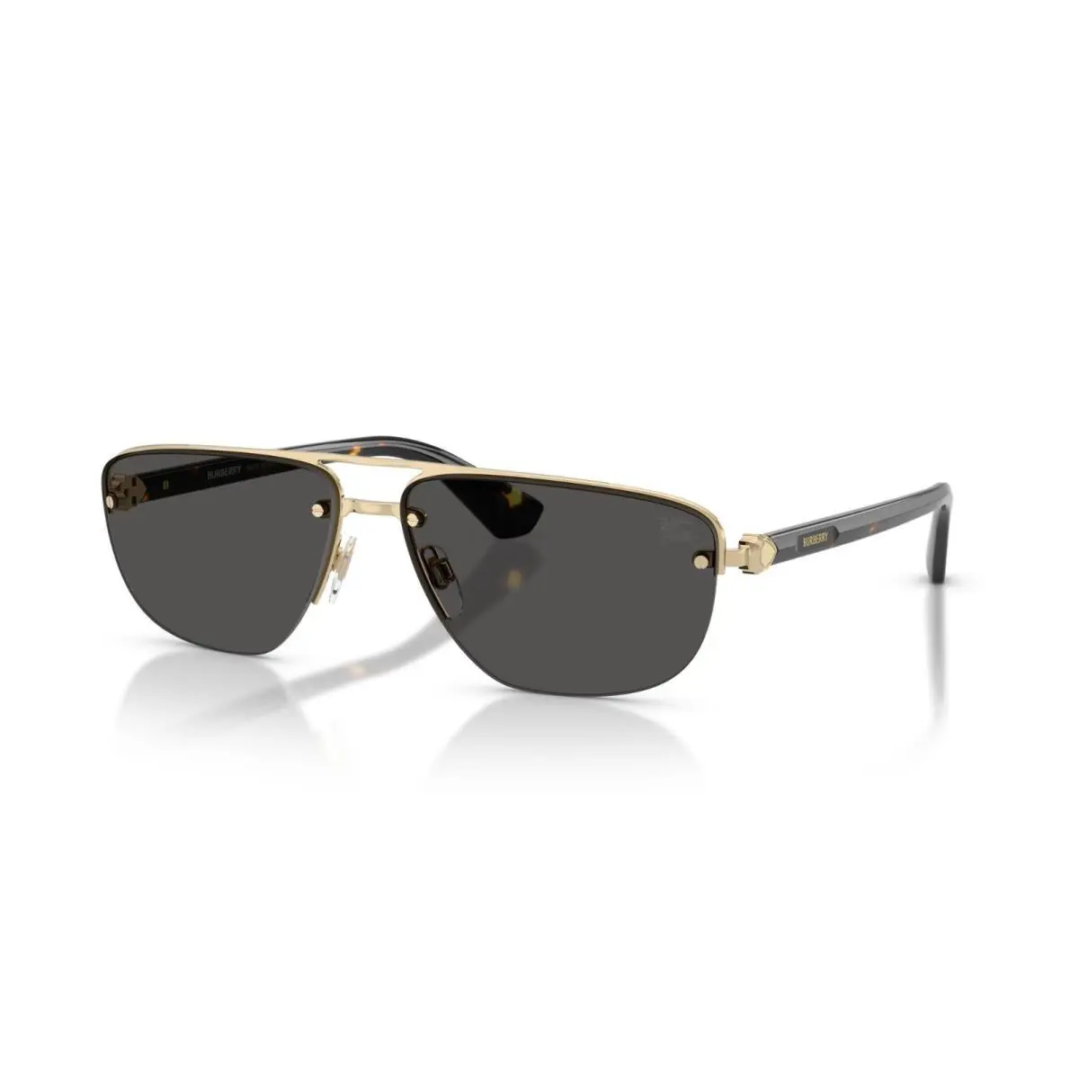 Burberry BE 3164 Gold/dark Grey 110987 Sunglasses