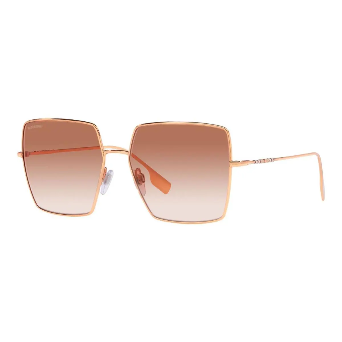 Burberry Daphne BE 3133 Rose Gold/pink Shaded 1337/13 Sunglasses - Frame: Rose Gold, Lens: Pink Shaded
