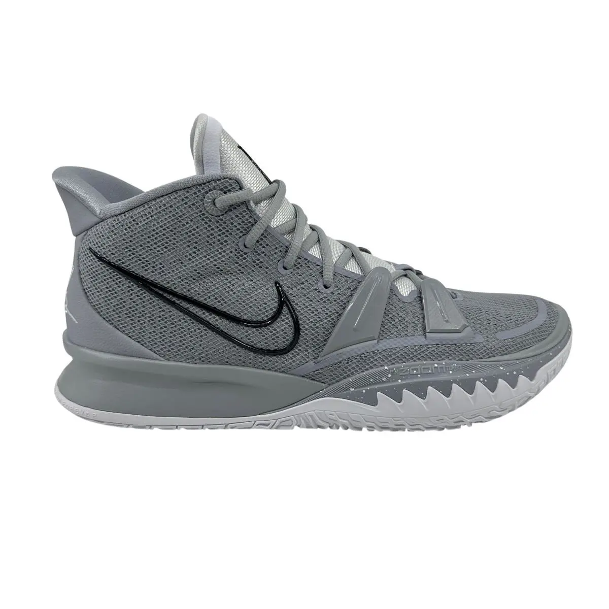 Nike Kyrie 7 TB Promo Wolf Grey Black Mens Athletic Sneaker - Gray, Manufacturer: Wolf Grey Black
