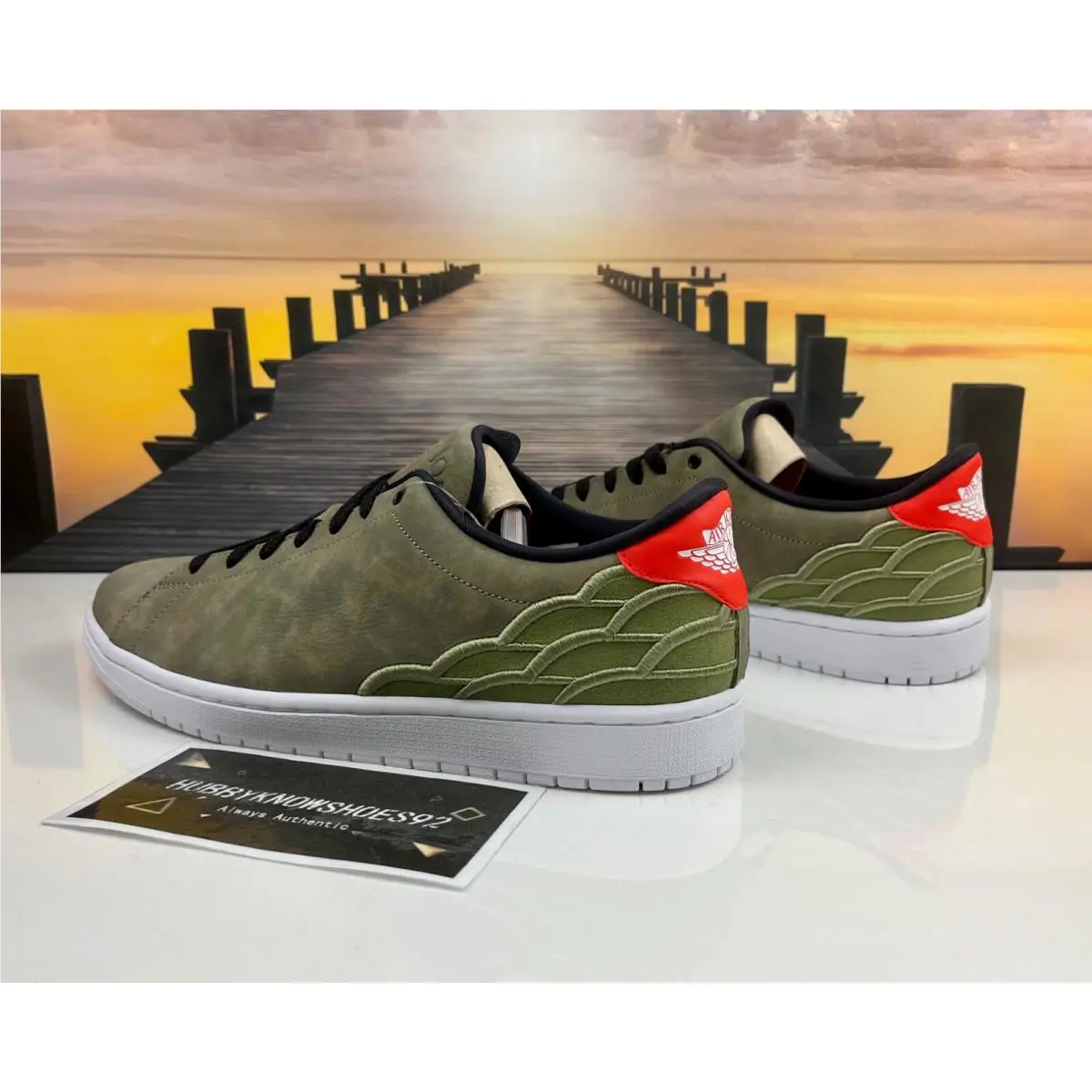 Nike shoes - Air Jordan 1 - Air - DJ2756-300 - Green 2