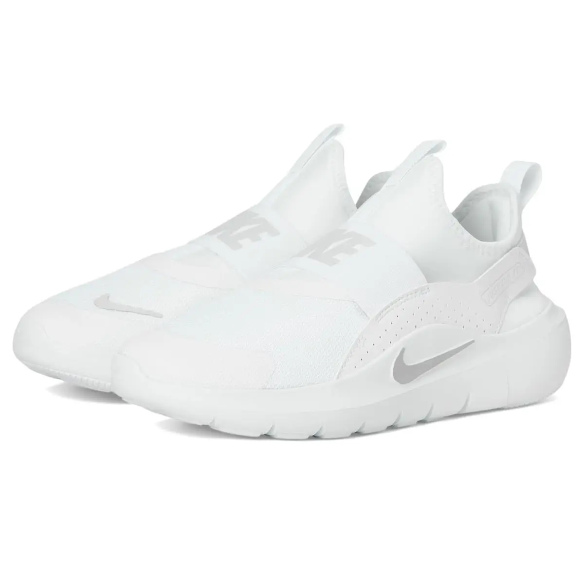 Children Unisex Sneakers Athletic Shoes  Kids Flex Runner 4 Big Kid White/Platinum Tint/White by Nike