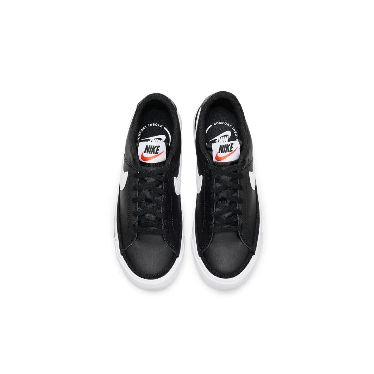 Nike shoes  - Black/White/Gum Light Brown 7