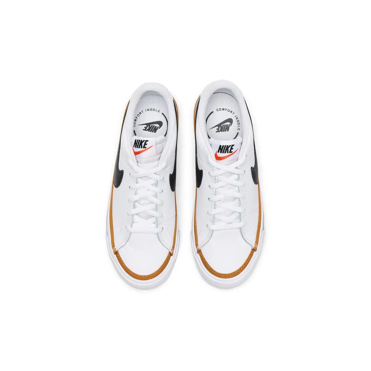 Nike shoes  - Black/White/Gum Light Brown 14