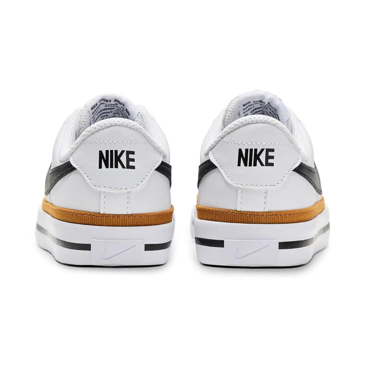 Nike shoes  - Black/White/Gum Light Brown 19