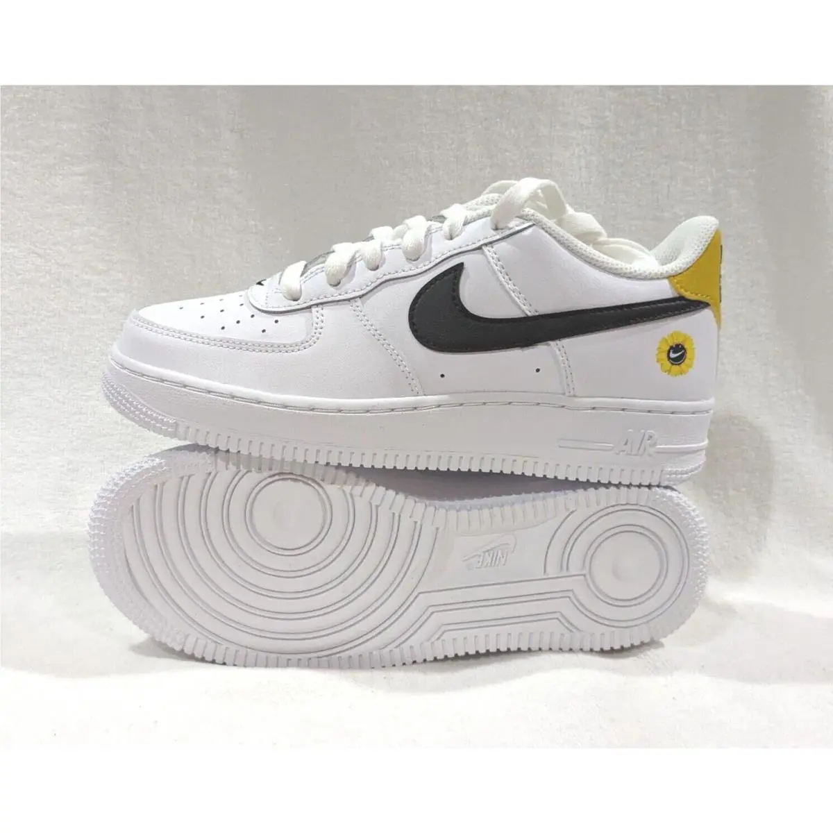 Nike shoes - Nike Air Force 1 LV8 - DM0983-100 DM0983 - White/Black/Yellow 0