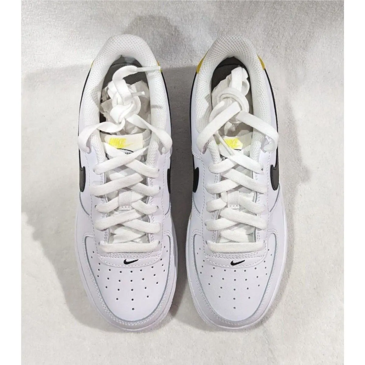 Nike shoes - Nike Air Force 1 LV8 - DM0983-100 DM0983 - White/Black/Yellow 1