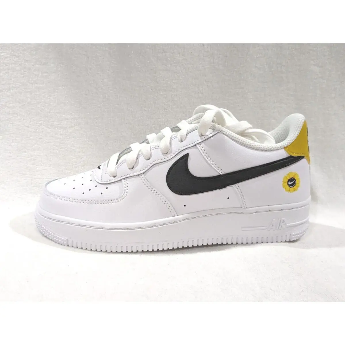 Nike shoes - Nike Air Force 1 LV8 - DM0983-100 DM0983 - White/Black/Yellow 5