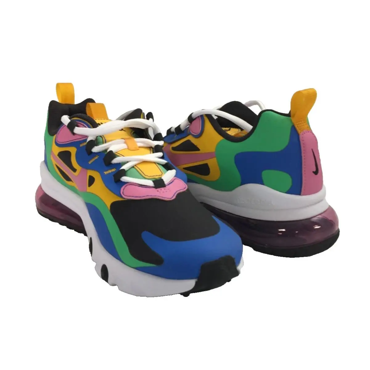 Nike shoes - Nike Air Max 270 React - Off Noir/University Gold/Soar/Magic Flamingo 1