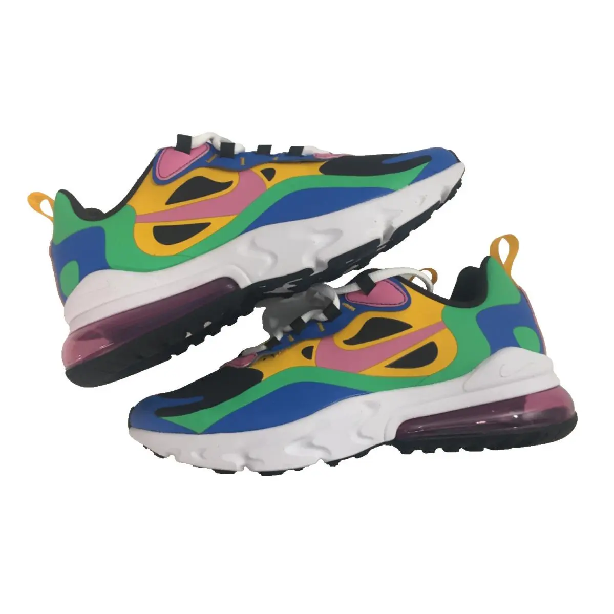 Nike shoes - Nike Air Max 270 React - Off Noir/University Gold/Soar/Magic Flamingo 3