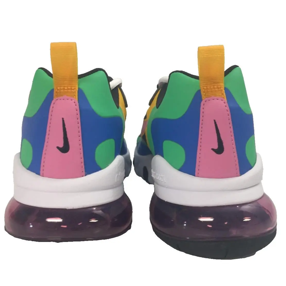 Nike shoes - Nike Air Max 270 React - Off Noir/University Gold/Soar/Magic Flamingo 4