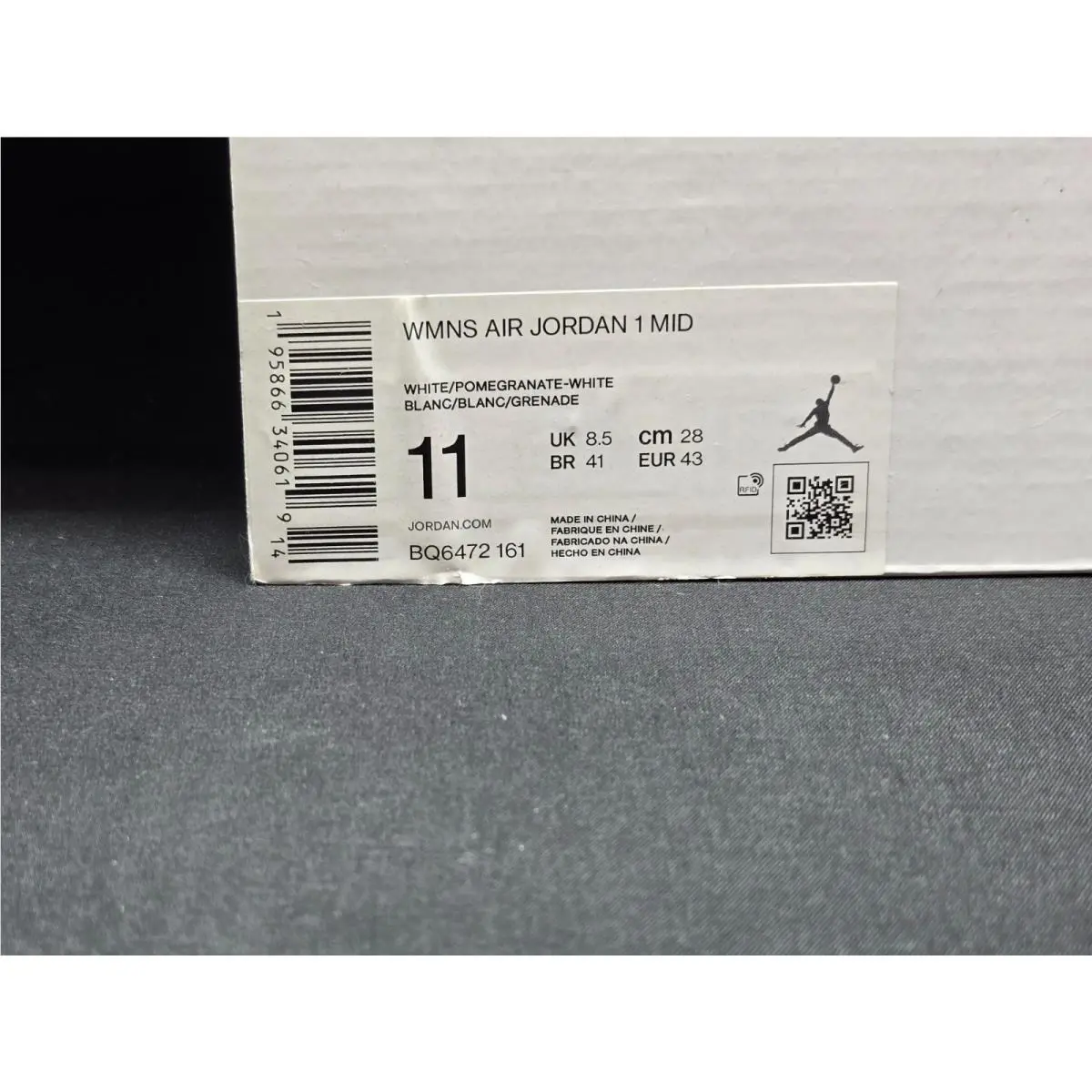 Nike shoes - Air Jordan 1 Mid - Air Mid - BQ6472-161 - Red 20