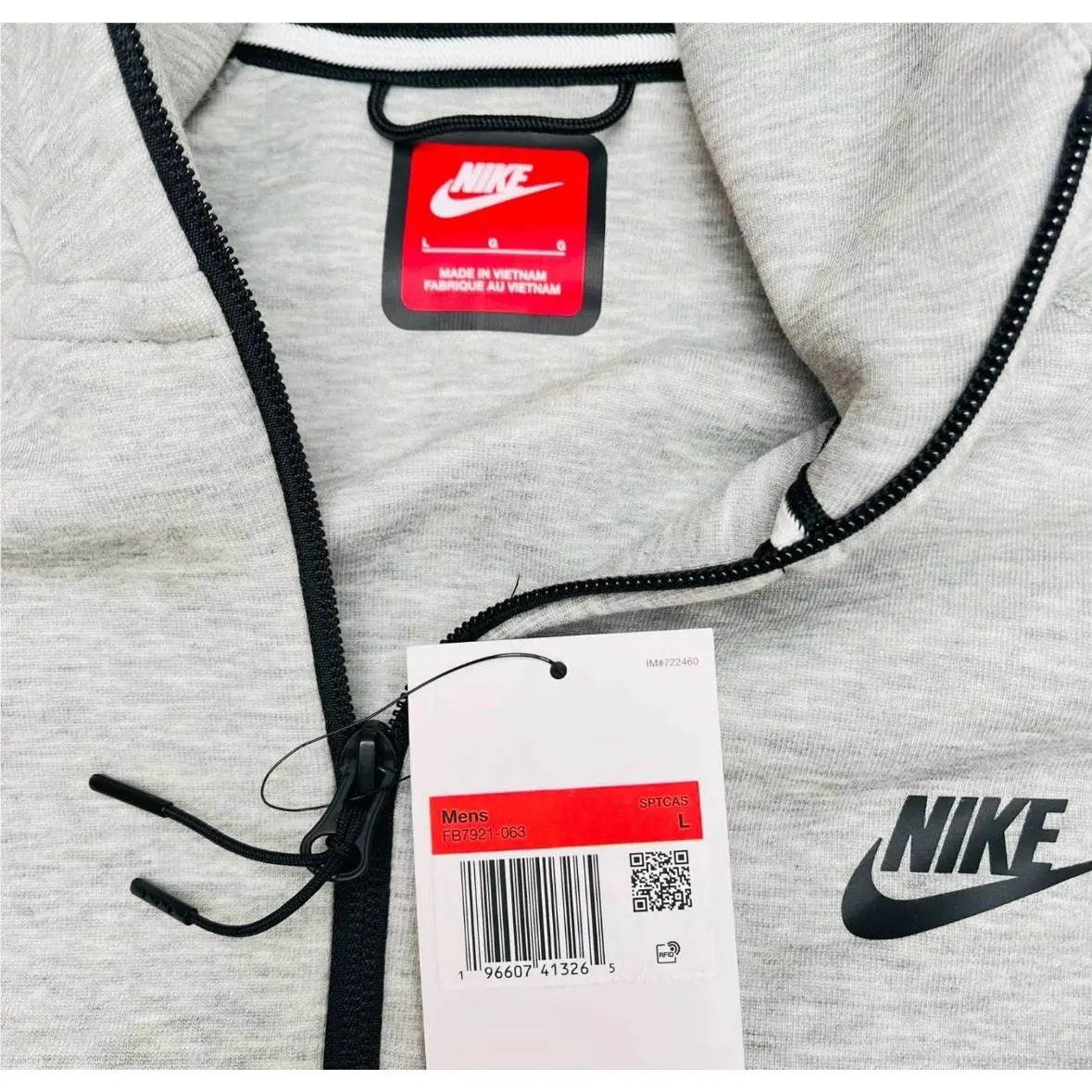 Nike clothing - Nike Tech - Tech - FB7921063 - Gray 18