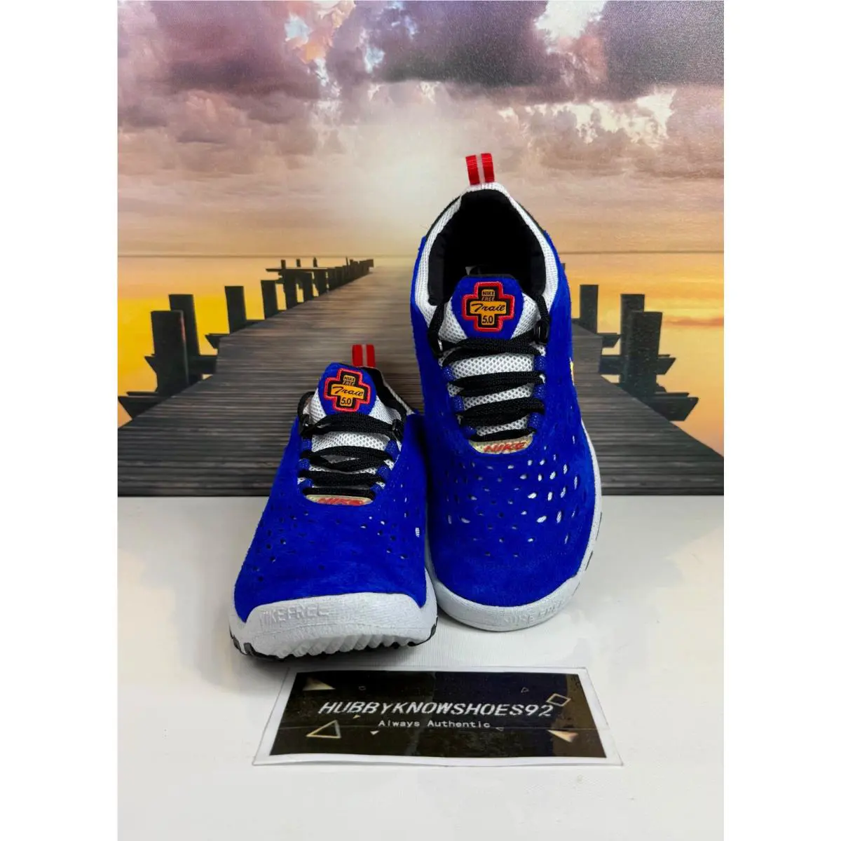Nike shoes - Nike Free Run Trail - Free Run Trail - CW5814-401 - Blue 9